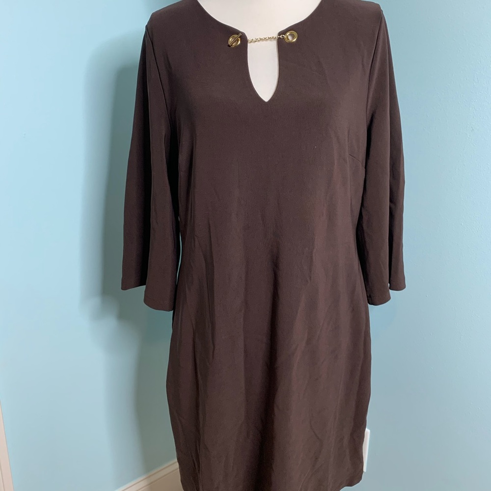 Women’s Boston Proper Dress-Brown-Sz Medium